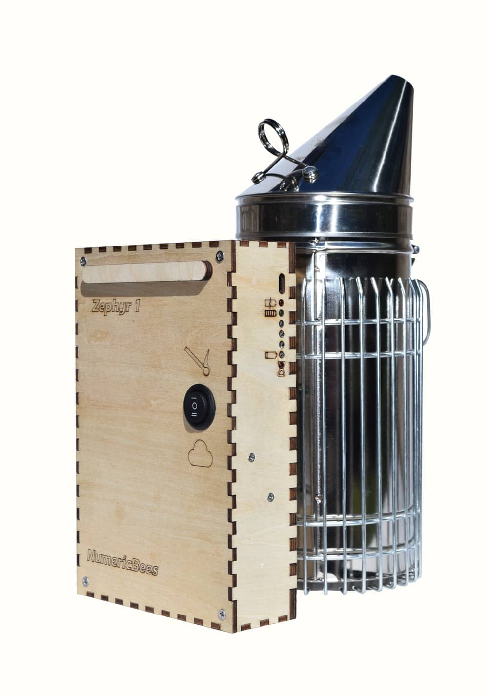 Zephyr, der Bienen Smoker mit elektrischem Gebläse, der das Leben der Imker vereinfacht.